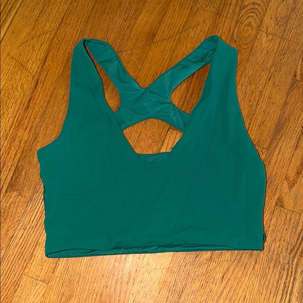 lululemon athletica Teal Crossback Light-Support Sports Bra